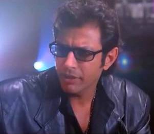 Jeff Goldblum as Dr. Malcom in Jurassic Park